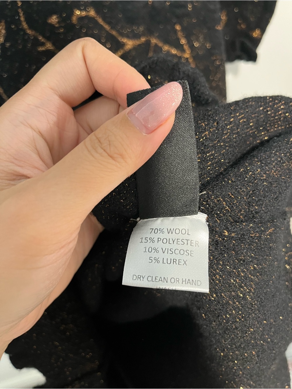 Marie Oliver Black Maxi Dress with Brown Marbled Print - Picture 12 of 13